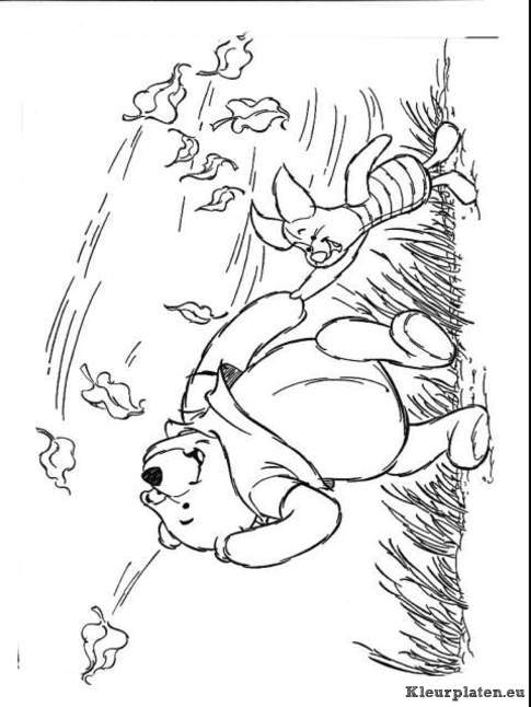 Winnie de pooh kleurplaat