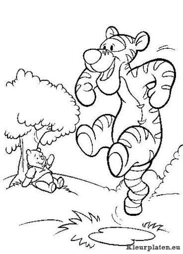 Winnie de pooh kleurplaten