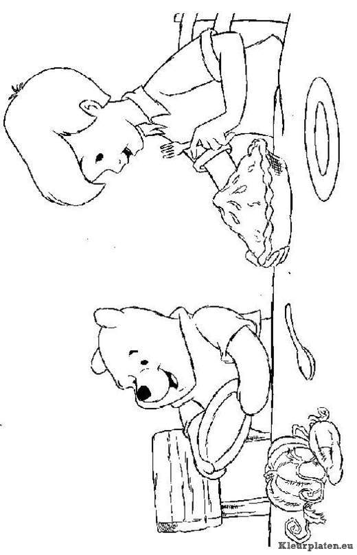 Winnie de pooh kleurplaten