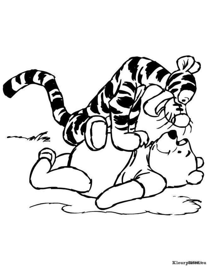 Winnie de pooh kleurplaten