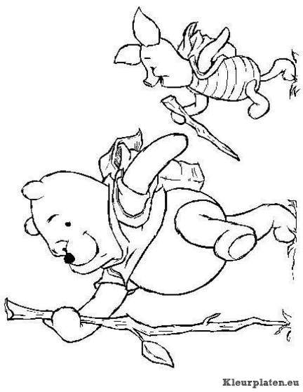 Winnie de pooh kleurplaten