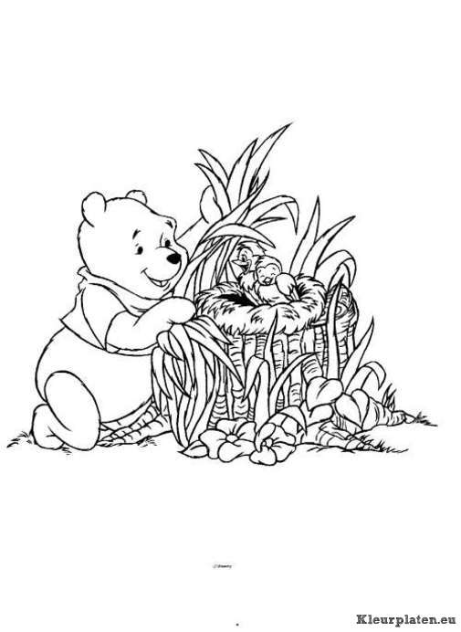 Winnie de pooh kleurplaat