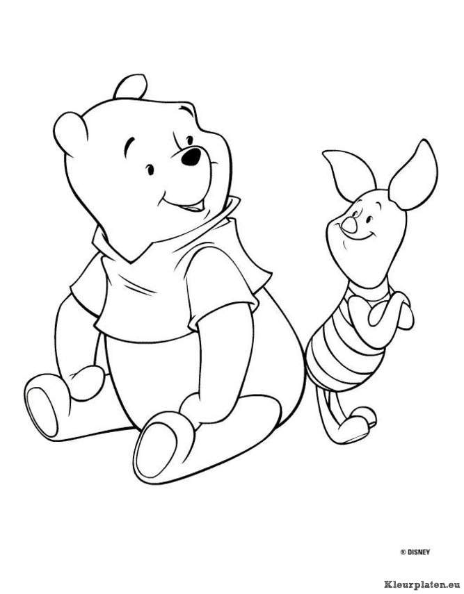 Winnie de pooh kleurplaten