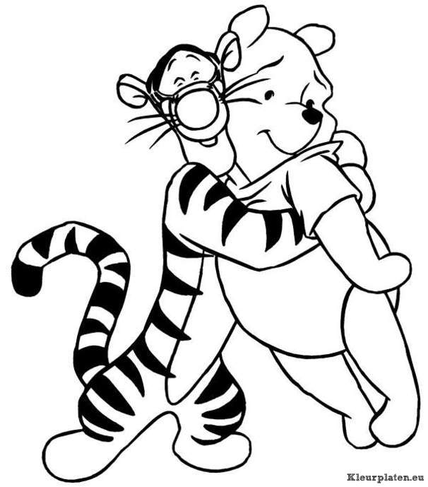 Winnie de pooh kleurplaten