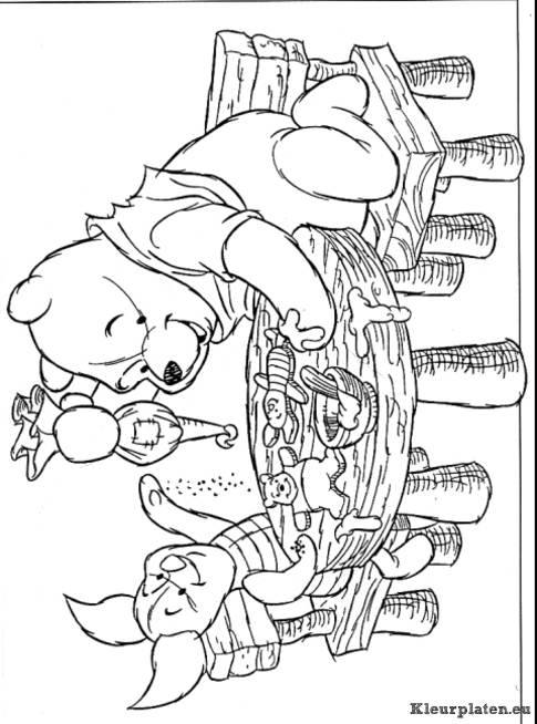 Winnie de pooh kleurplaten