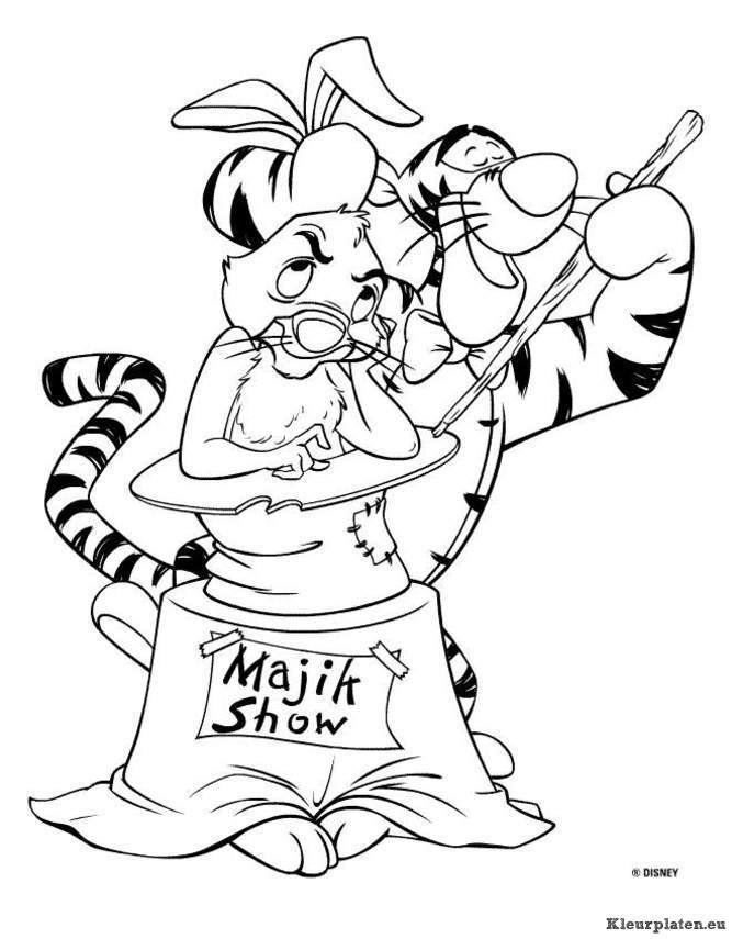 Winnie de pooh kleurplaten
