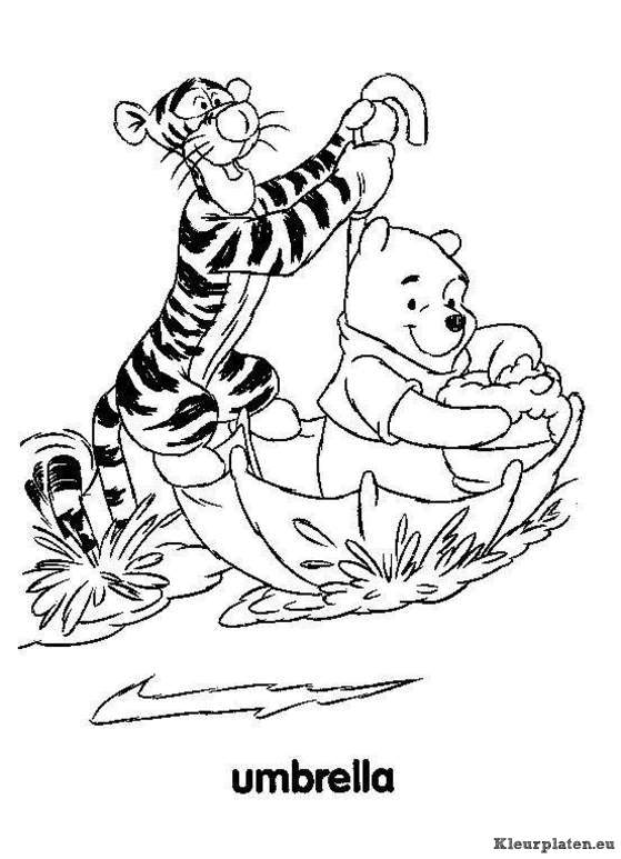 Winnie de pooh kleurplaten