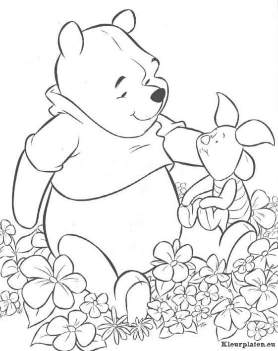 Winnie de pooh kleurplaten