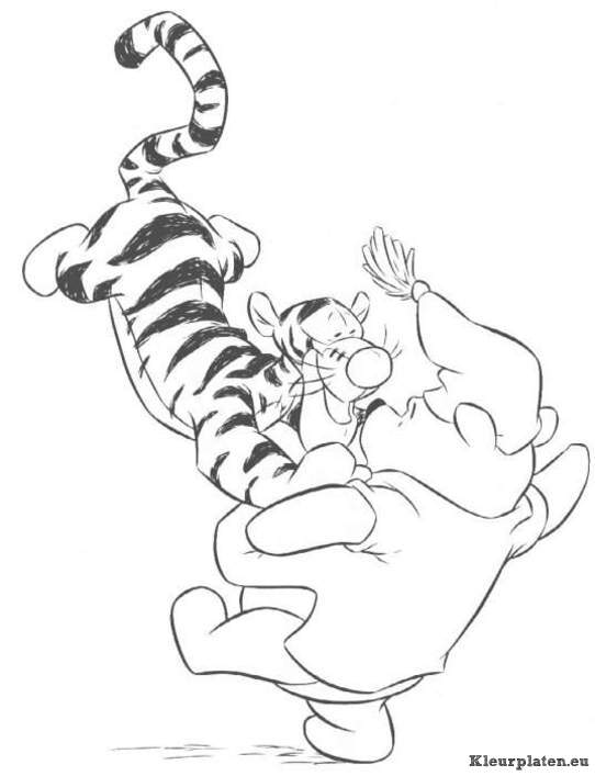 Winnie de pooh kleurplaten