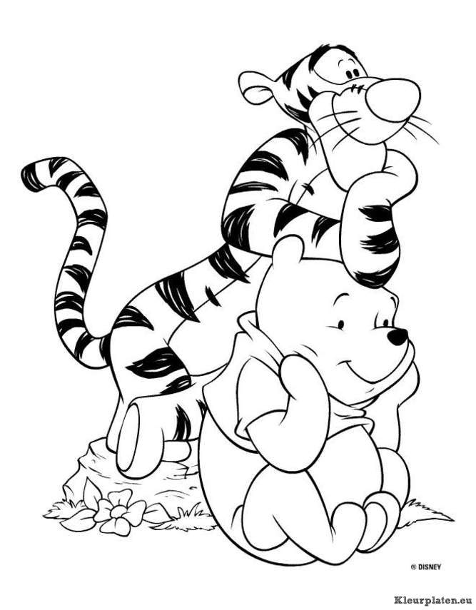 Winnie de pooh kleurplaten