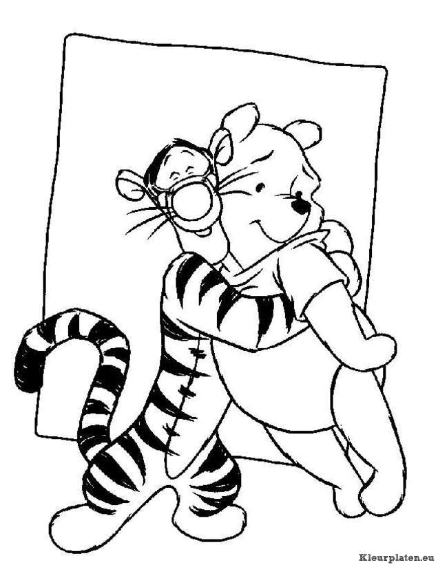 Winnie de pooh kleurplaten