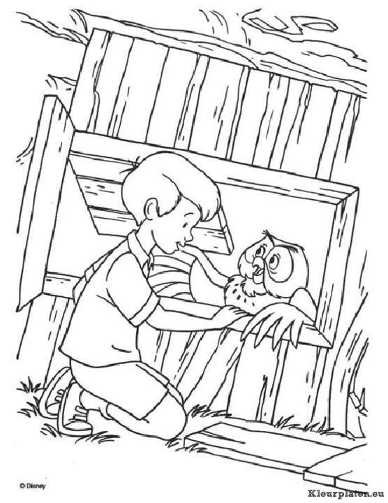 Winnie de pooh kleurplaten