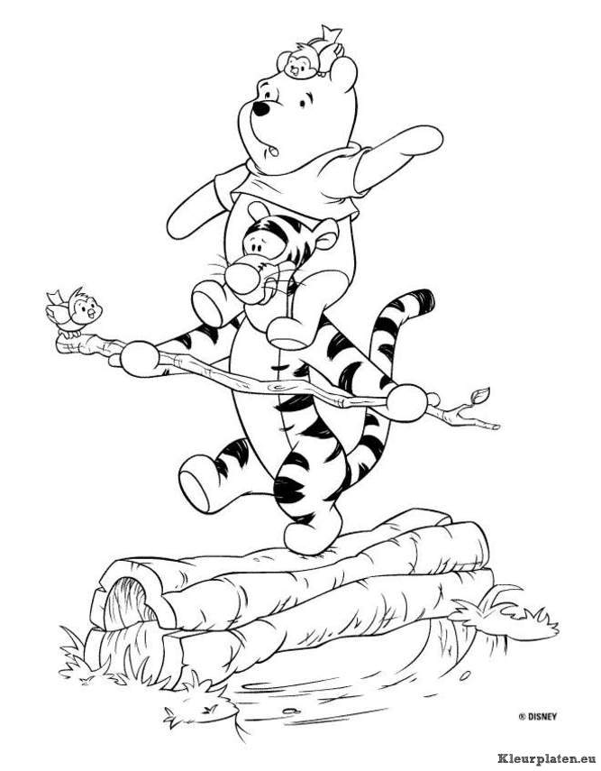 Winnie de pooh kleurplaten