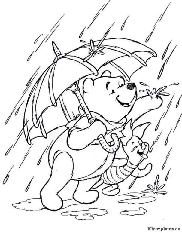 Winnie de pooh kleurplaten