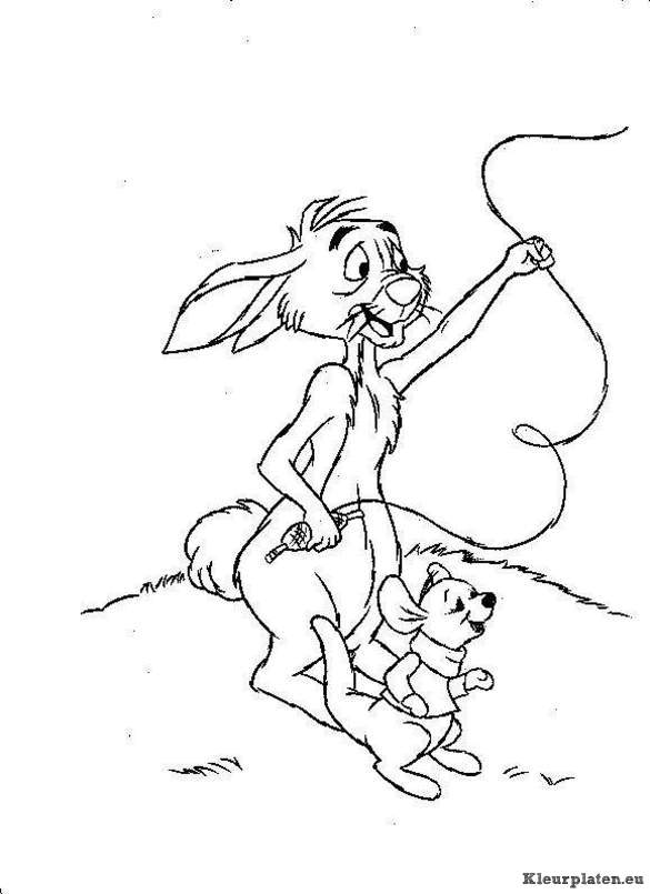 Winnie de pooh kleurplaten