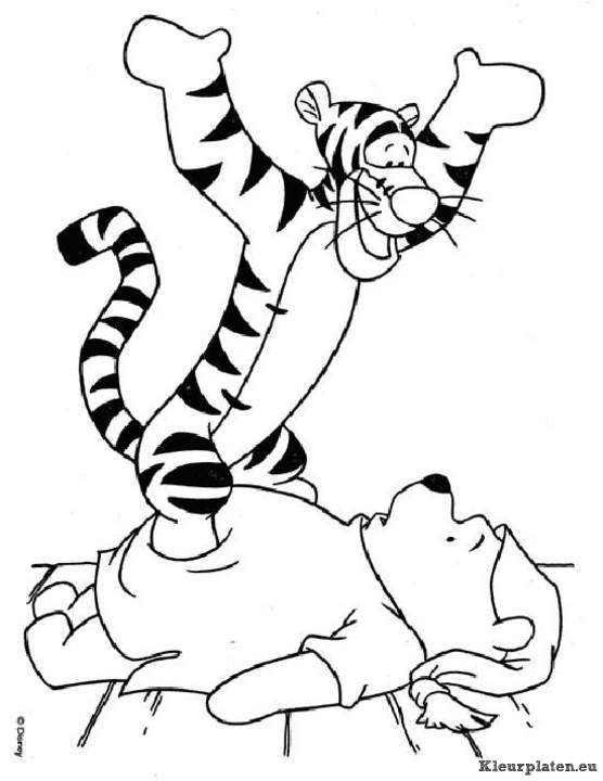 Winnie de pooh kleurplaten
