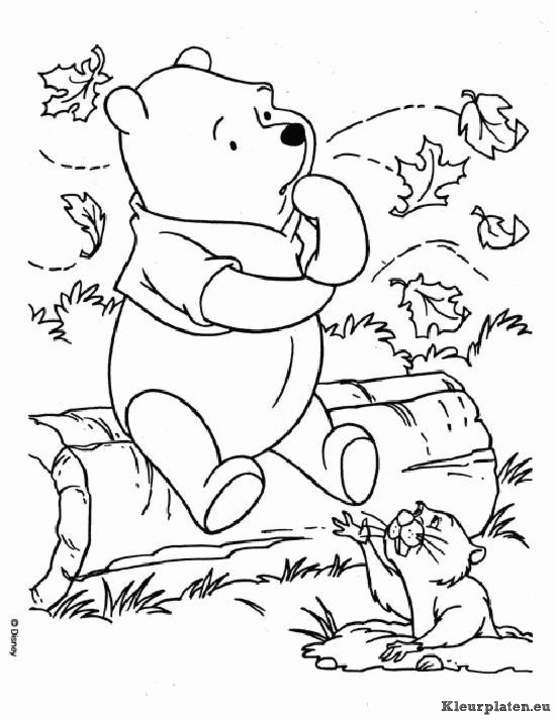 Winnie de pooh kleurplaten