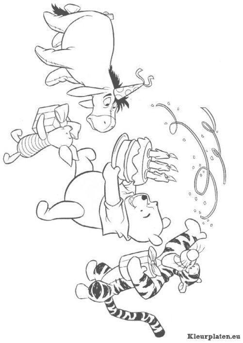 Winnie de pooh kleurplaten