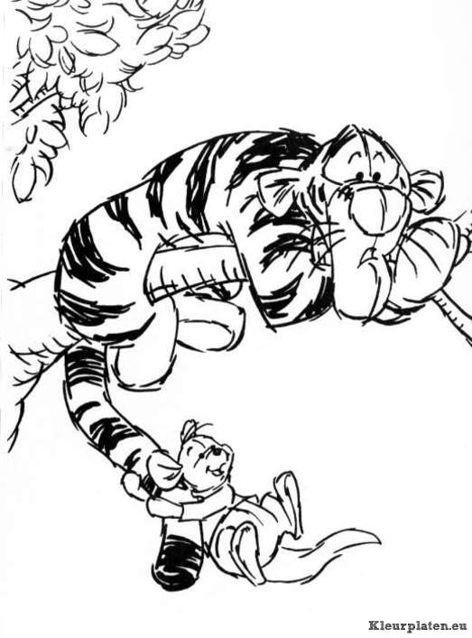 Winnie de pooh kleurplaten