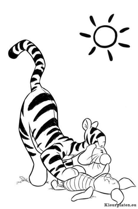 Winnie de pooh kleurplaten