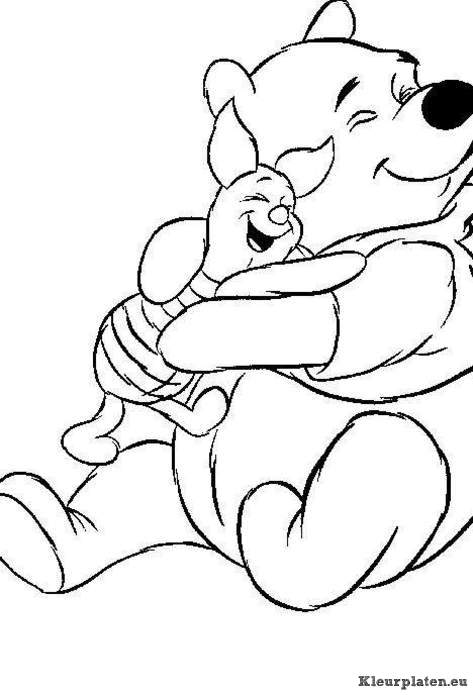 Winnie de pooh kleurplaten