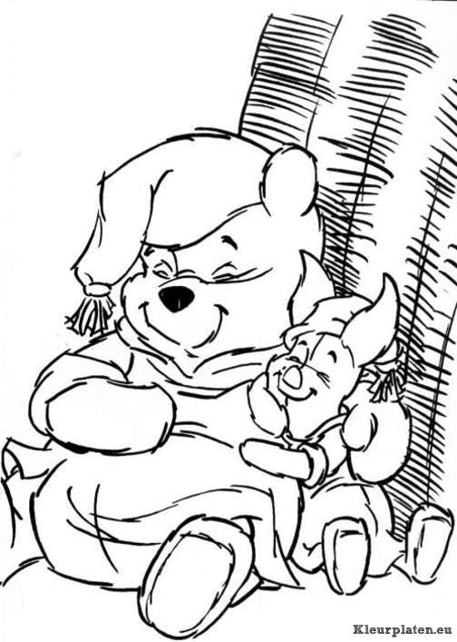 Winnie de pooh kleurplaten