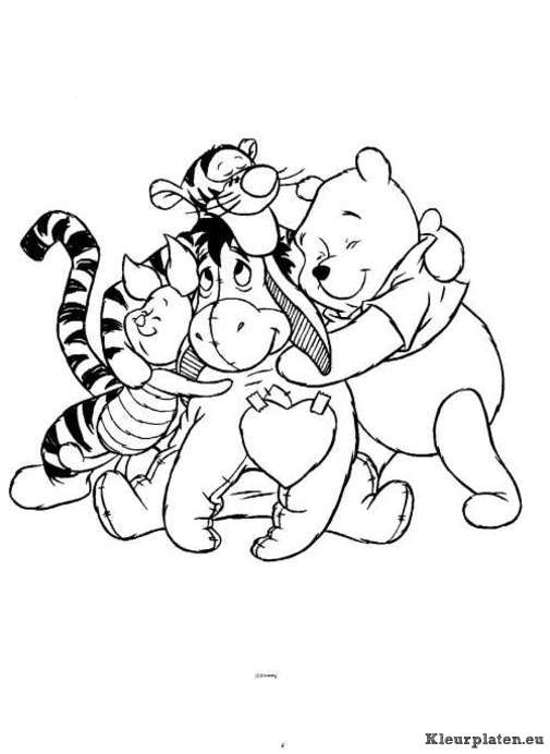 Winnie de pooh kleurplaten