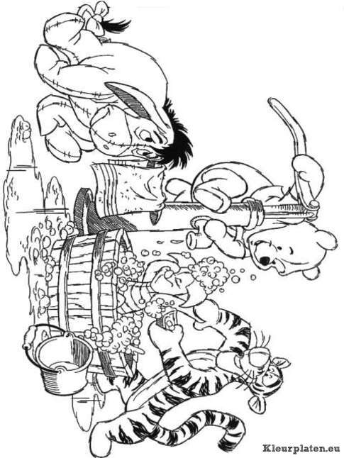 Winnie de pooh kleurplaten
