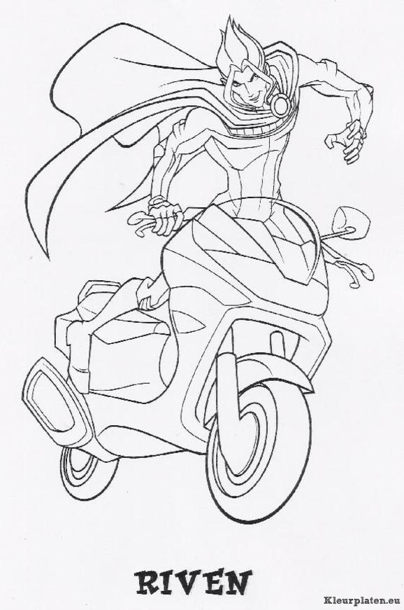Winx club kleurplaten