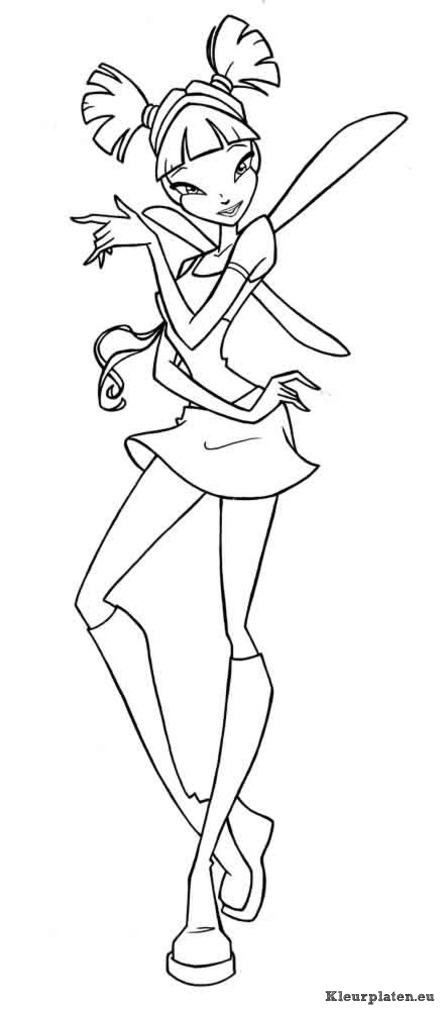 Winx club kleurplaten