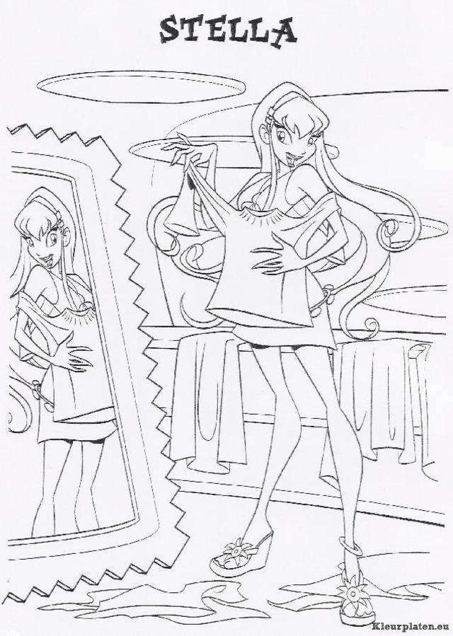 Winx club kleurplaten