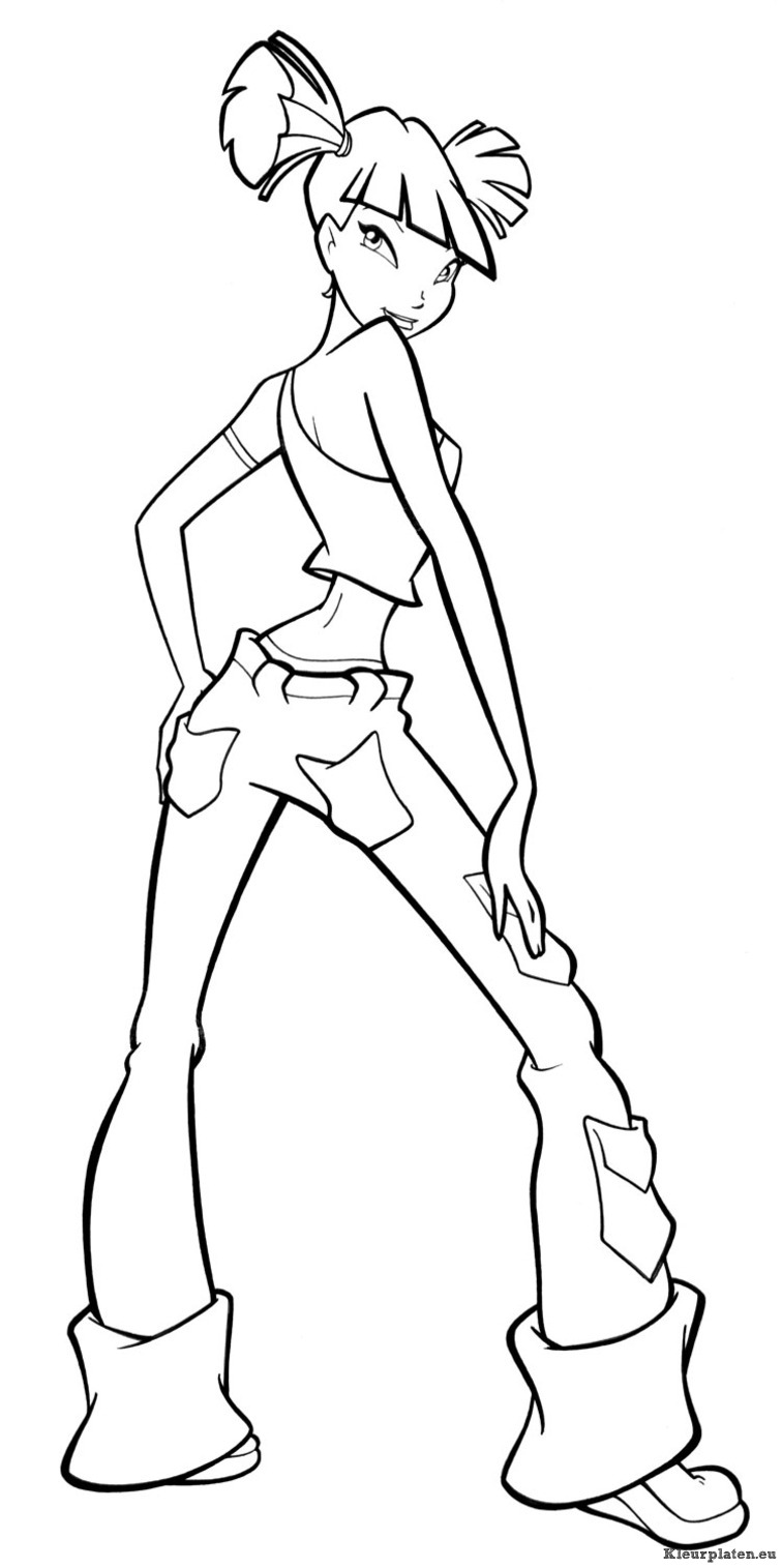 Winx club kleurplaten