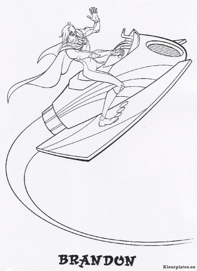 Winx club kleurplaten
