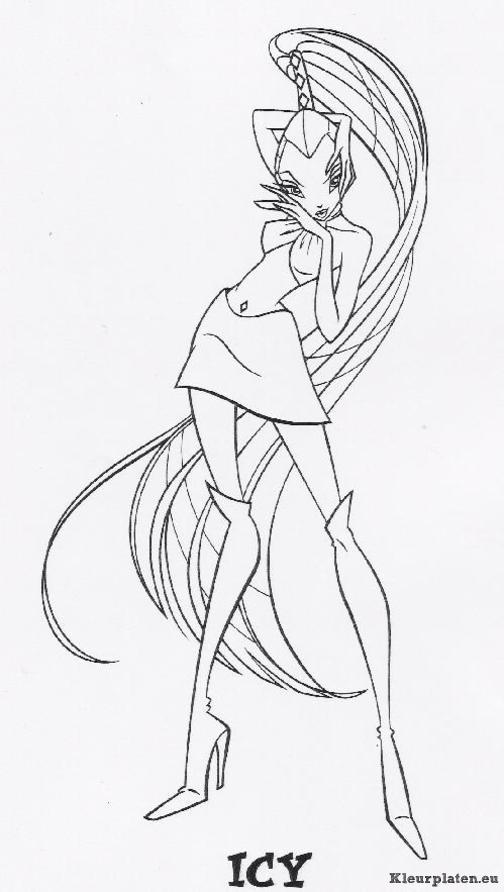 Winx club kleurplaten