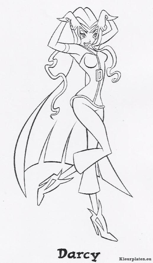 Winx club kleurplaten
