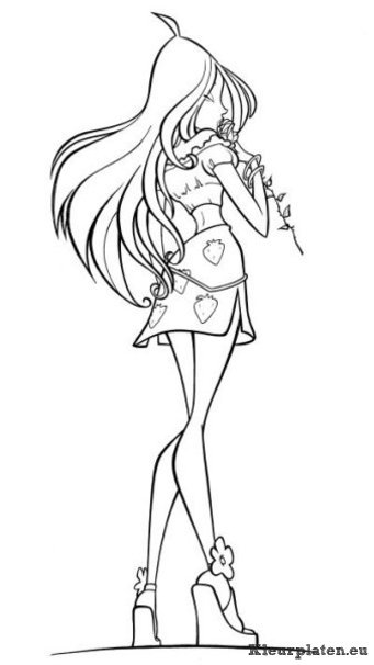 Winx club kleurplaten