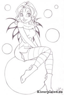 Witch kleurplaten