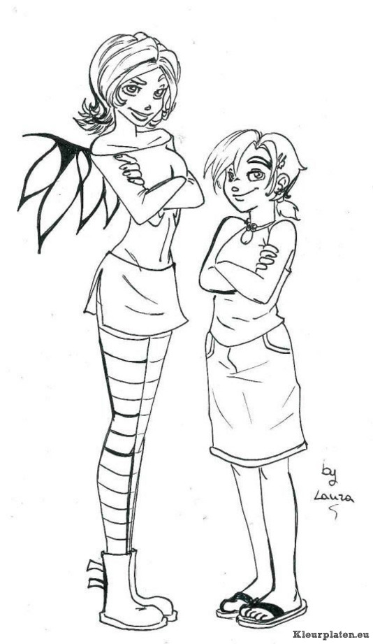 Witch kleurplaten