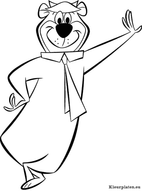 Yogi beer kleurplaten
