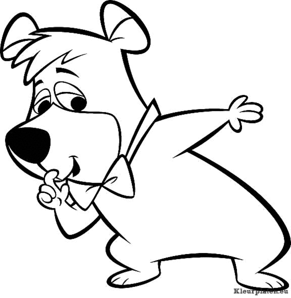 Yogi beer kleurplaten