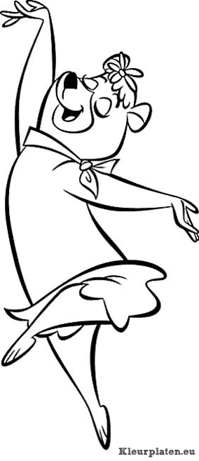 Yogi beer kleurplaten