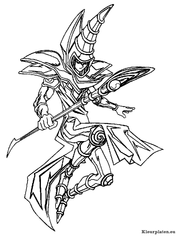 Yu gi oh kleurplaten
