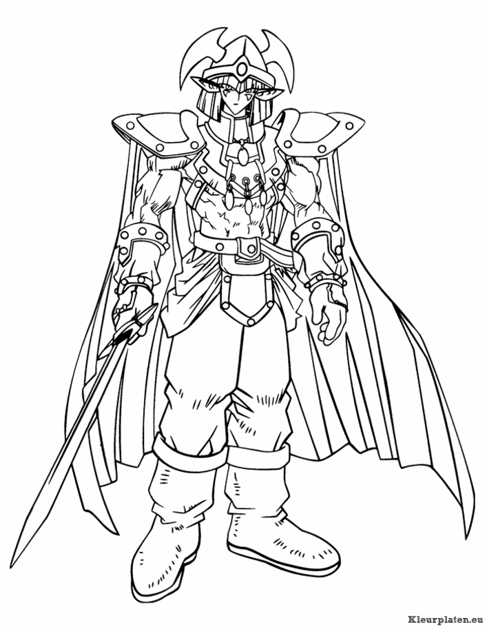 Yu gi oh kleurplaten