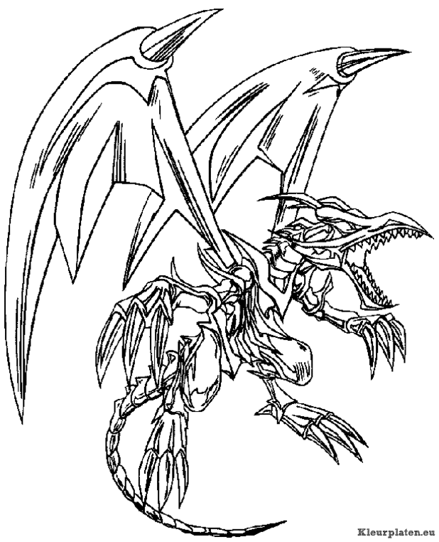 Yu gi oh kleurplaten