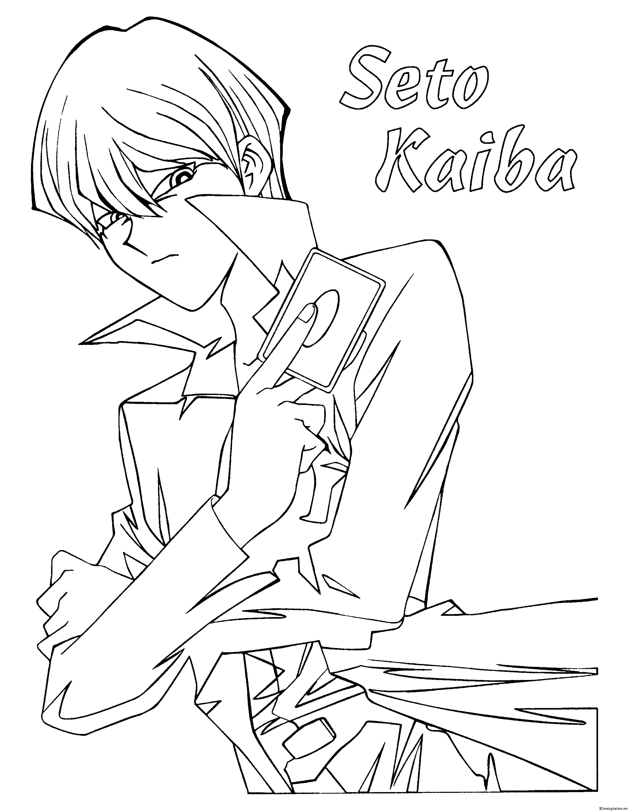 Yu gi oh kleurplaten