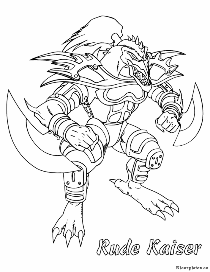 Yu gi oh kleurplaten