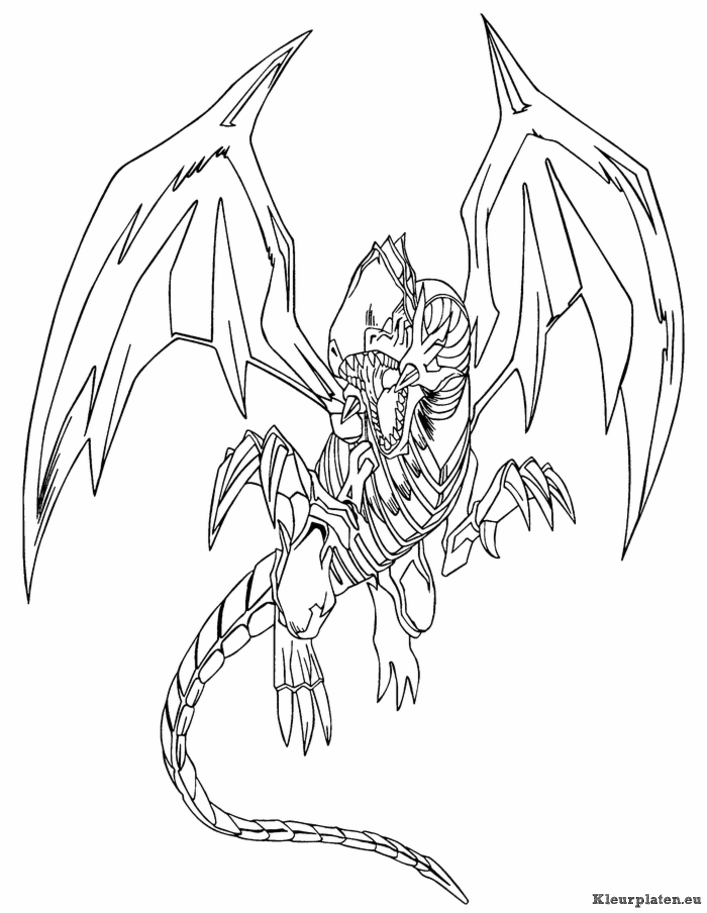 Yu gi oh kleurplaten