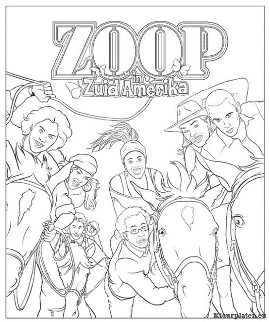 Zoop kleurplaten
