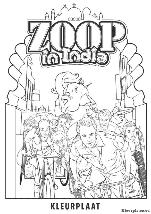 Zoop kleurplaten