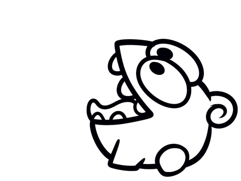 Cut the rope kleurplaten
